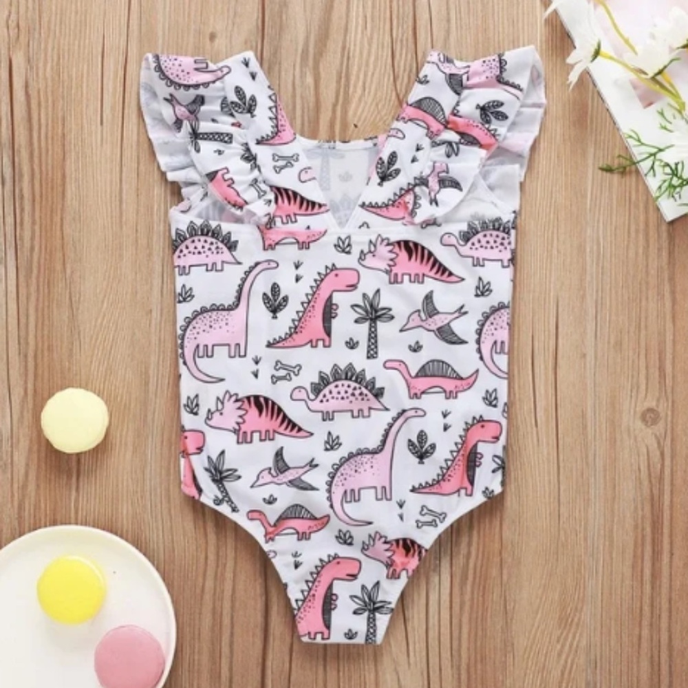 Girls Dinosaur Swimsuit